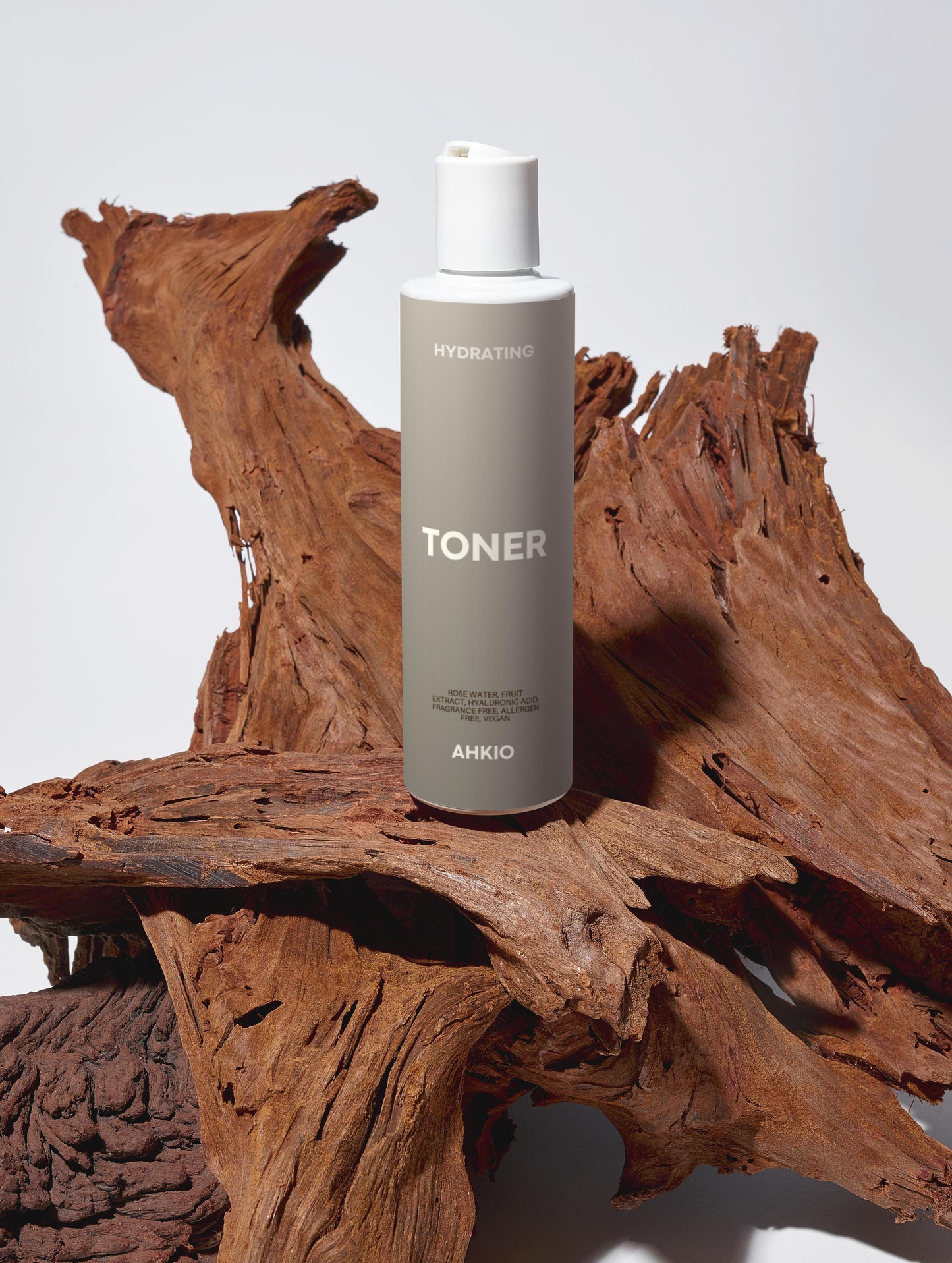 Toner for the face, with decor background